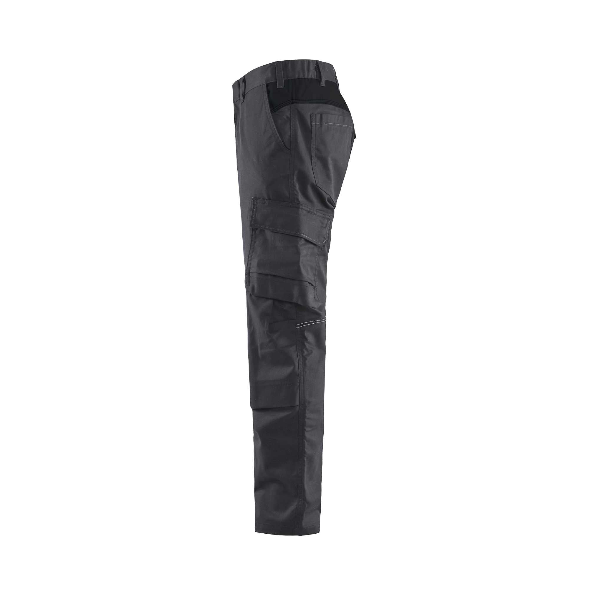 BLAKLADER 14481832 | Industry trousers stretch with knee pad pockets Hi Vis Reflective Work Trousers Men - twill fabric